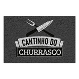 Tapete Vinílico Capacho De Porta 60x40cm Antiderrapante Uzoo