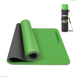 Tapete Yoga Mat Pilates Tpe Ecológico 6mm Grande Bolsa