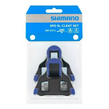 Taquinho Shimano P/pedal Speed Sm Sh12 Azul C/ Flutuacao