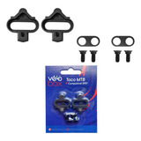 Taquinho Tacos Sapatilha Pedal Clip Encaixe Mtb Padrão Spd Cor Preto