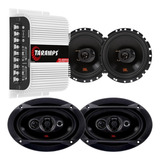 Taramps Ts400x4 + Kit Alto Falantes Jbl 6trfx50 + 69qdfx100