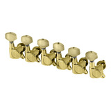 Tarraxas Blindadas Guitarra Condor Dourado Fosco 6 Em Linha