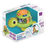 Tartaruga Bateria Multikids Primeira Infncia - Br2093 Cor Verde