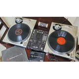 Technics Sl1200 Mk2 +pioneer Djm400 + Shure Ortofon + Serato