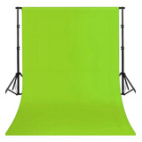 Tecido Fundo Infinito 2x1,5m Estudio Fotografico Chroma Pano Cor Verde Cozzilar