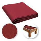 Tecido P/ Mesa De Bilhar Sinuca 2,25x2.00m Thaís Acrílico Cor Vinho