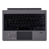 Teclado Bluetooth Cinza Para Tablet Microsoft Alemão