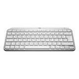 Teclado Bluetooth Logitech Master Series Qwerty Espanhol Cor Cinza-pálido Com Luz Branco