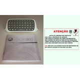 Teclado Chatpad Para Controle De Xbox 360 Branco Coleção