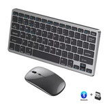 Teclado E Mouse Bluetooth Recarregável P/ Macbook Air 13