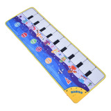 Teclado Music Play Mat Kids Piano Tecido Macio Dobrável