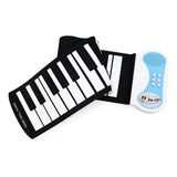 Teclado Piano Silicone Flexível Eletrônico Musical Digital