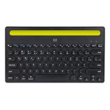 Teclado Sem Fio Slot Com Conexao Bluetooth Preto Multilaser