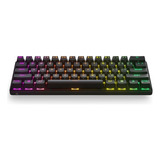 Teclado Steelseries Gamer Apex Pro Mini Wireless Sem Fio 60% Cor De Teclado Preto