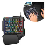 Teclado Uma Mão Jogos Usb