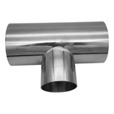 Tee De Redução 2 1/2 X 1 1/2 Inox 304 Solda Od Pi/pe