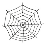 Teia Aranha Grande 1,5m Decoração Halloween Homem Aranha