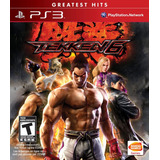 Tekken 6 Playstation 3 - Capa Holográfica E Luva Lacrado