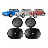 Tela Alto Falante Carros Antigos Volkswagen 4 Peças Fusca Go