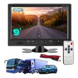 Tela Automotiva 9 Polegadas Monitor Lcd Para Câmera De Ré Tv