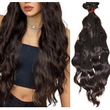 Tela Cabelo Bio Humanizado Longo Levemente Ondulado Entrelac