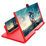 Tela De Aumento 3d Ampliadora Lente Suporte Celular 10 Pol.