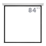 Tela De Projeção 1,7x1,27 Mts 84 Polegadas 4:3 Retratil Nova