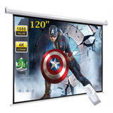 Tela De Projeção Elétrica Retratil Ultra 4k Neoled2 Pro 220v