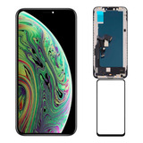 Tela Display Frontal Compatível iPhone XS + Pel