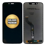 Tela Display Lcd Touch Frontal Motorola Moto G7 Play Xt-1952 Cor Peto + Cola 15ml