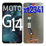 Tela Frontal Original Moto G14(xt2341)+película 3d+capa+cola