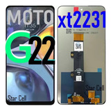 Tela Frontal Original Moto G22 (xt2231)+película3d+cola+capa
