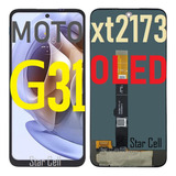 Tela Frontal Original Moto G31(xt2173)+película 3d+cola+capa
