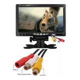Tela Lcd 7 Polegadas Portátil Monitor Veicular Digital E73