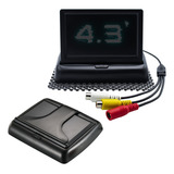 Tela Monitor Automotivo Lcd 4,3 Retratil Dvd Cftv Carro 