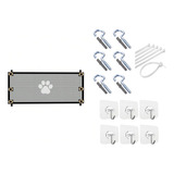 Tela Portão Grade De Porta Cachorros Pet Gate Cães Bebês 140