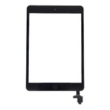 Tela Touch Screen Compatível Com iPad Mini 1 Ou 2 Com Botao Cor Preto