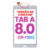 Tela Vidro Frontal C/ Touch Lcd Display Tab A 8.0 Sm T385