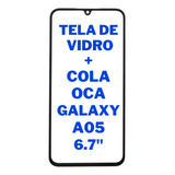 Tela Vidro Frontal Oca Sem Touch S/ Display Galaxy A05 A055m