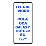 Tela Vidro Frontal S/ Touch Display Galaxy Note 20 5g N980f