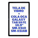 Tela Vidro Frontal Sem Touch Lcd Display Tab S9 Fe Sm-x516b