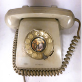 Telefone Antigo De Disco (analógico) Siemens - C T B 1977