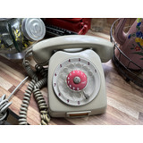 Telefone Antigo Ericsson À Disco _ Cinza Anos 80