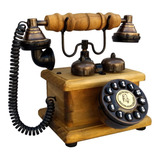 Telefone Antigo Lord Imbuía Teclado Retrô Vintage Artesanal