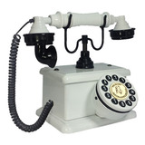 Telefone Antigo Vintage Retro Nelphone Lord Branco