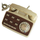 Telefone De Disco Pabx Antigo Gte Telequipo Relíquia