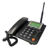 Telefone De Mesa Rural Celular Fixo Gsm Chip Zte Wp623 Expo Cor Preto 110v/220v