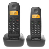 Telefone Fixo Sem Fio Ts 2512 Ramal Alcance 50 A 300 Metros
