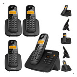 Telefone Intelbras Sem Fio Digital Ts 3130 + 3 Ramal Ts 3111