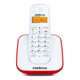 Telefone Sem Fio Digital Ts 3110 Vermelho Intelbras 110v/220v